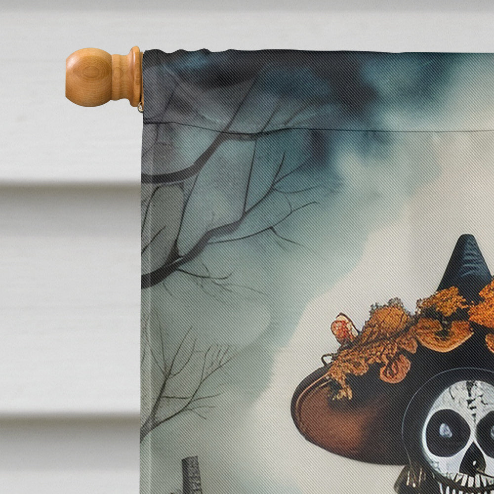 La Catrina Skeleton Spooky Halloween House Flag