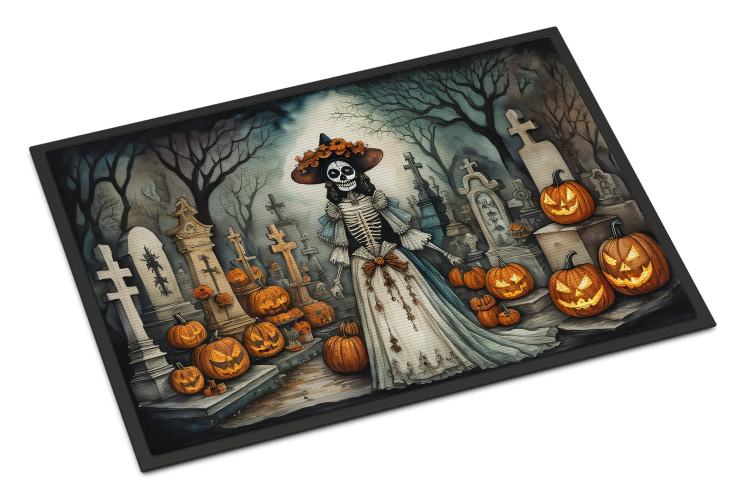 Buy this La Catrina Skeleton Spooky Halloween Doormat 18x27