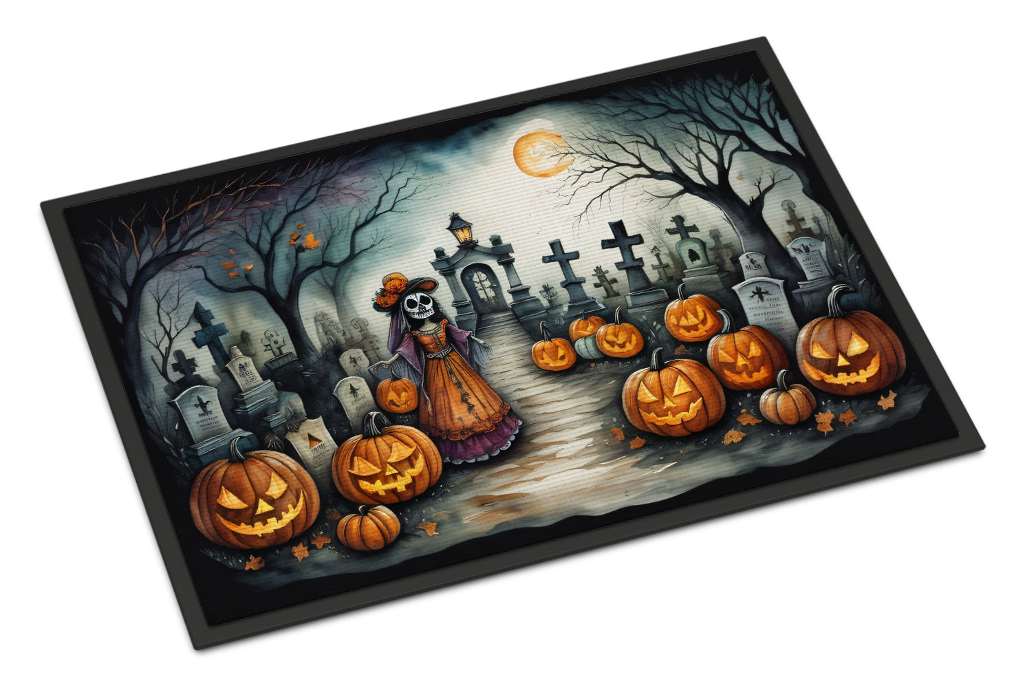 Buy this La Catrina Skeleton Spooky Halloween Doormat 18x27