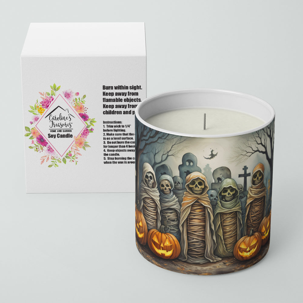 Mummies Spooky Halloween Decorative Soy Candle  the-store.com.