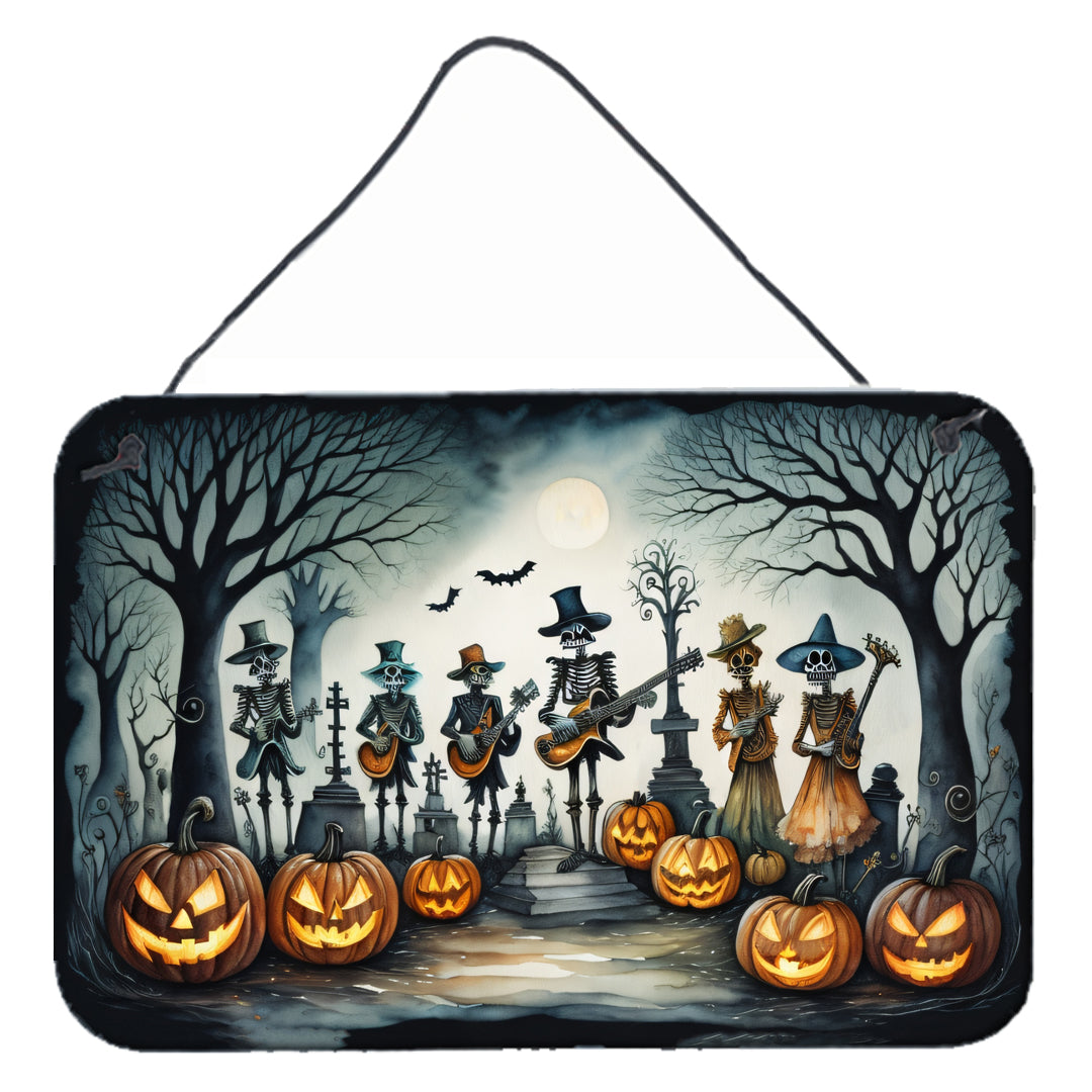 Buy this Mariachi Skeleton Band Spooky Halloween Wall or Door Hanging Prints