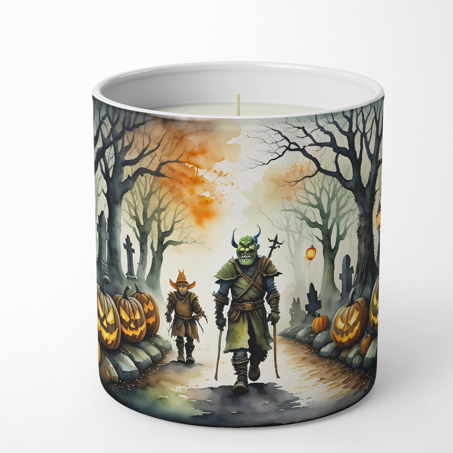 Orcs Spooky Halloween Decorative Soy Candle  the-store.com.