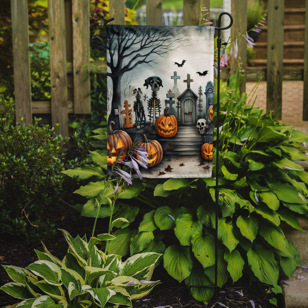 Pet Cemetery Spooky Halloween Garden Flag  the-store.com.