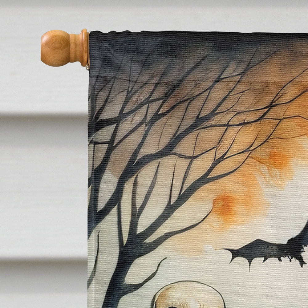 Skeleton Spooky Halloween House Flag