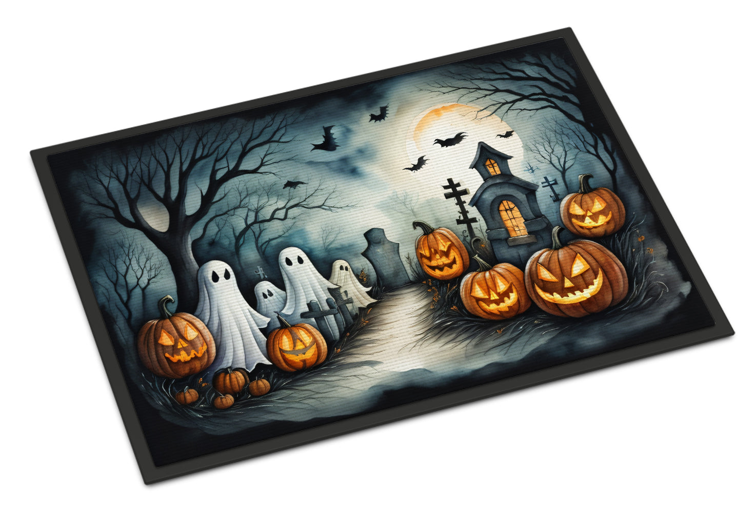 Buy this Ghosts Spooky Halloween Indoor or Outdoor Mat 24x36