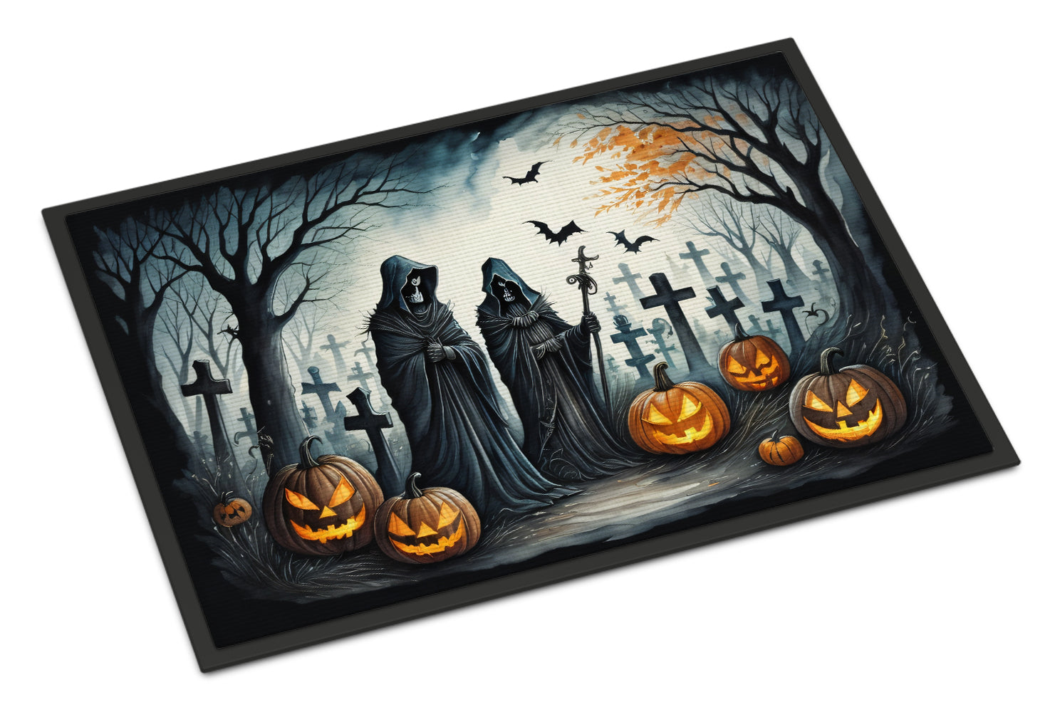 Buy this The Grim Reaper Spooky Halloween Indoor or Outdoor Mat 24x36