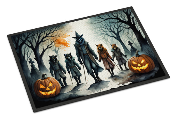 Buy this Werewolves Spooky Halloween Indoor or Outdoor Mat 24x36