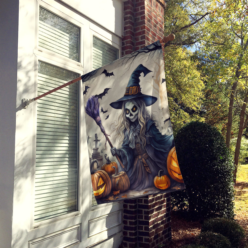 Witch Spooky Halloween House Flag  the-store.com.