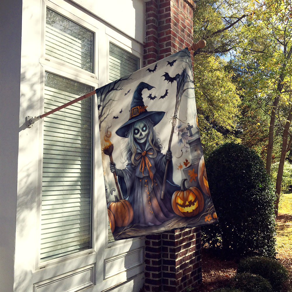 Witch Spooky Halloween House Flag  the-store.com.