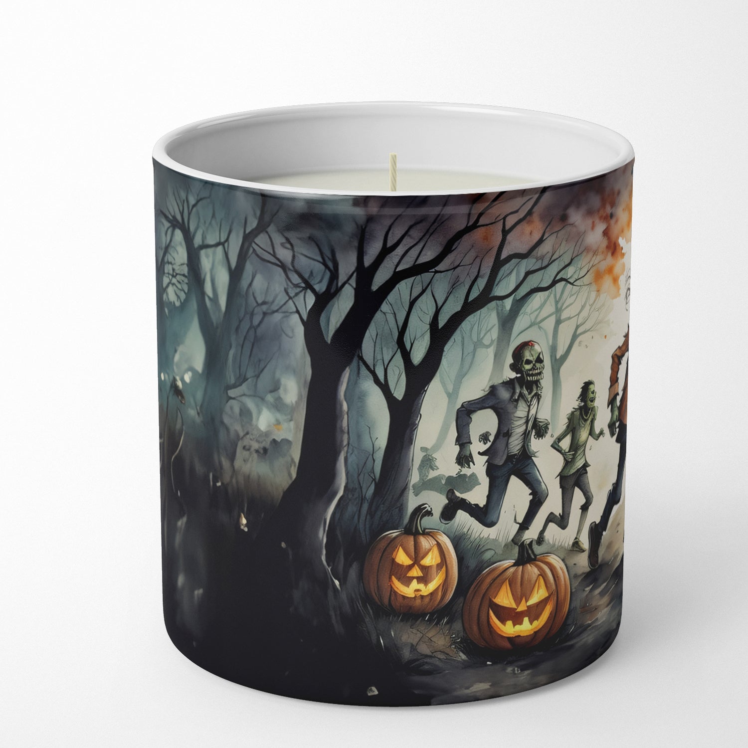 Zombies Spooky Halloween Decorative Soy Candle  the-store.com.