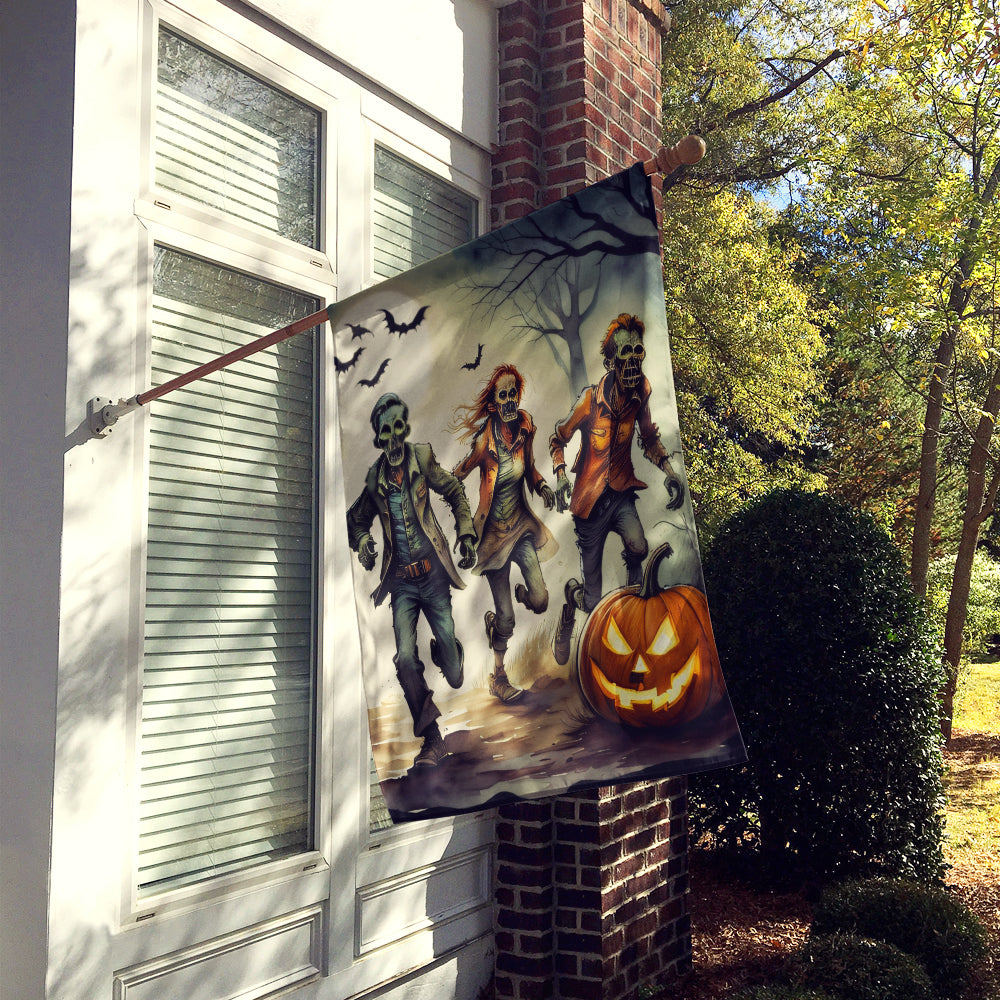 Buy this Zombies Spooky Halloween House Flag