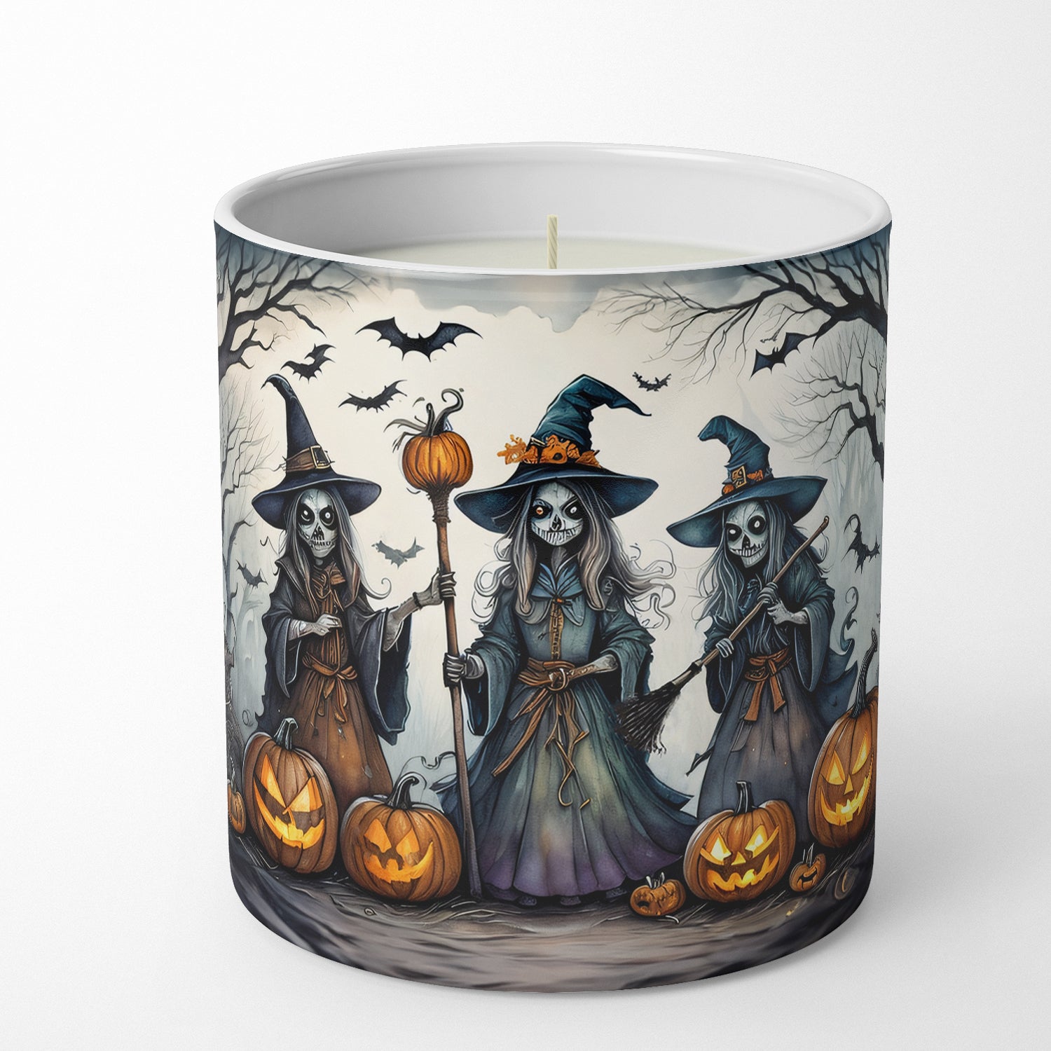 Witches Spooky Halloween Decorative Soy Candle  the-store.com.