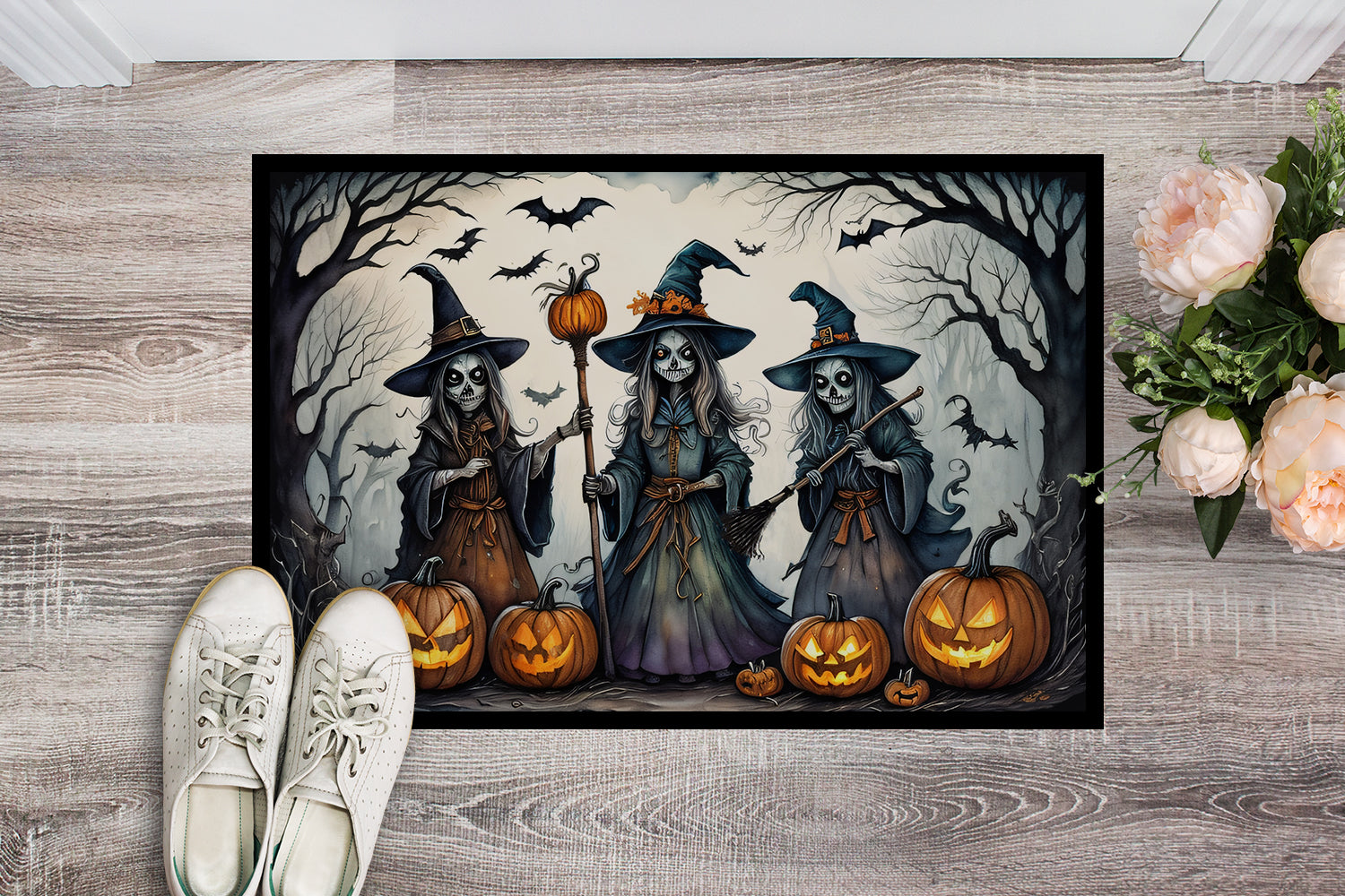 Buy this Witches Spooky Halloween Doormat 18x27