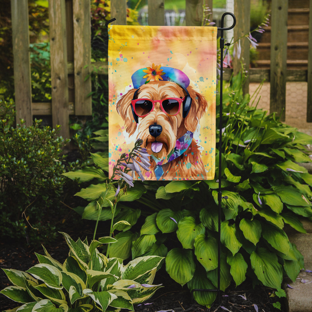 Buy this Airedale Terrier Hippie Dawg Garden Flag