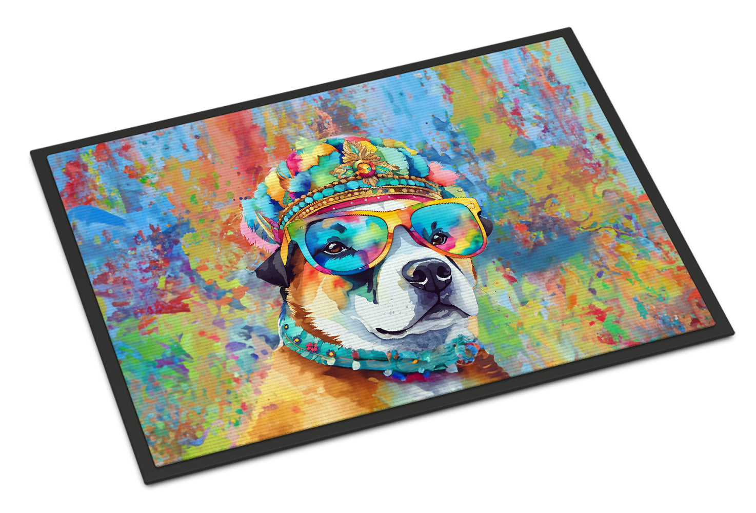 Buy this Akita Hippie Dawg Indoor or Outdoor Mat 24x36