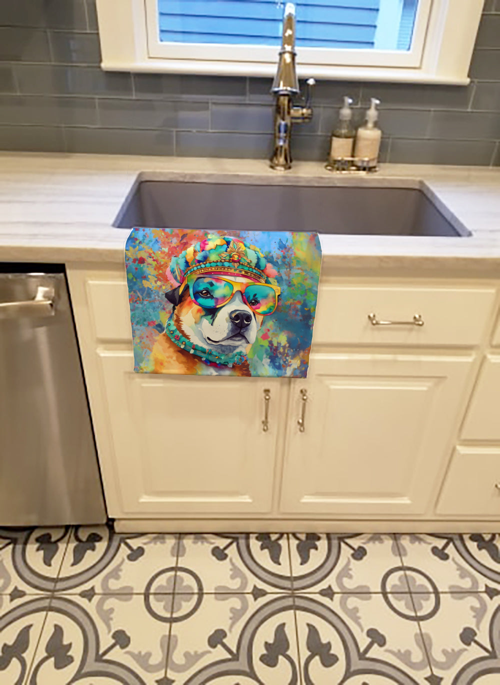 Buy this Akita Hippie Dawg Kitchen Towel