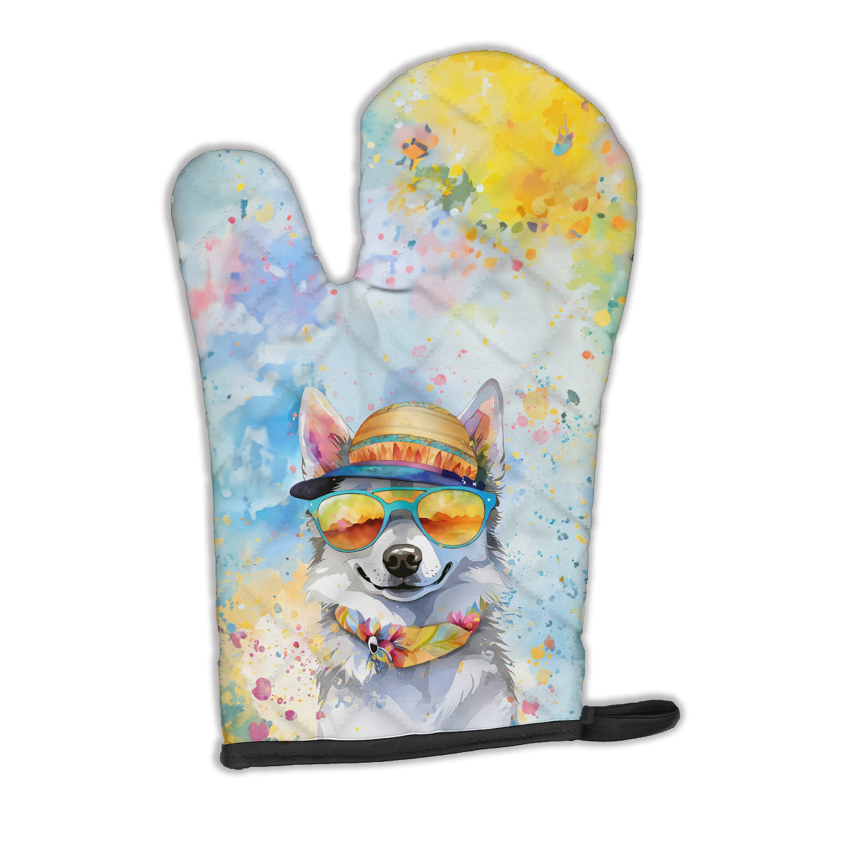 Buy this Alaskan Klee Kai Hippie Dawg Oven Mitt