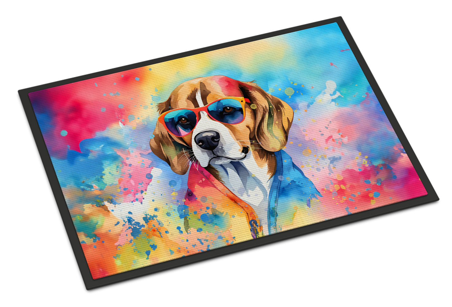 Buy this Beagle Hippie Dawg Indoor or Outdoor Mat 24x36