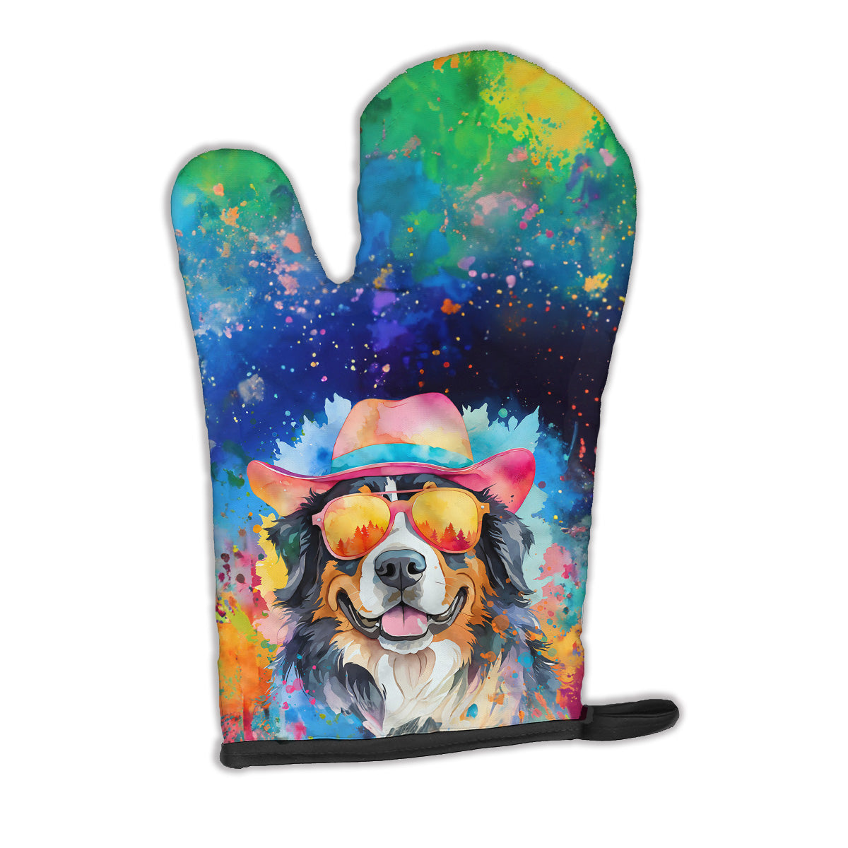 Buy this Bernese Mountain Dog Hippie Dawg Oven Mitt