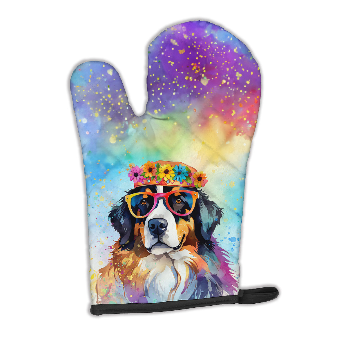 Buy this Bernese Mountain Dog Hippie Dawg Oven Mitt