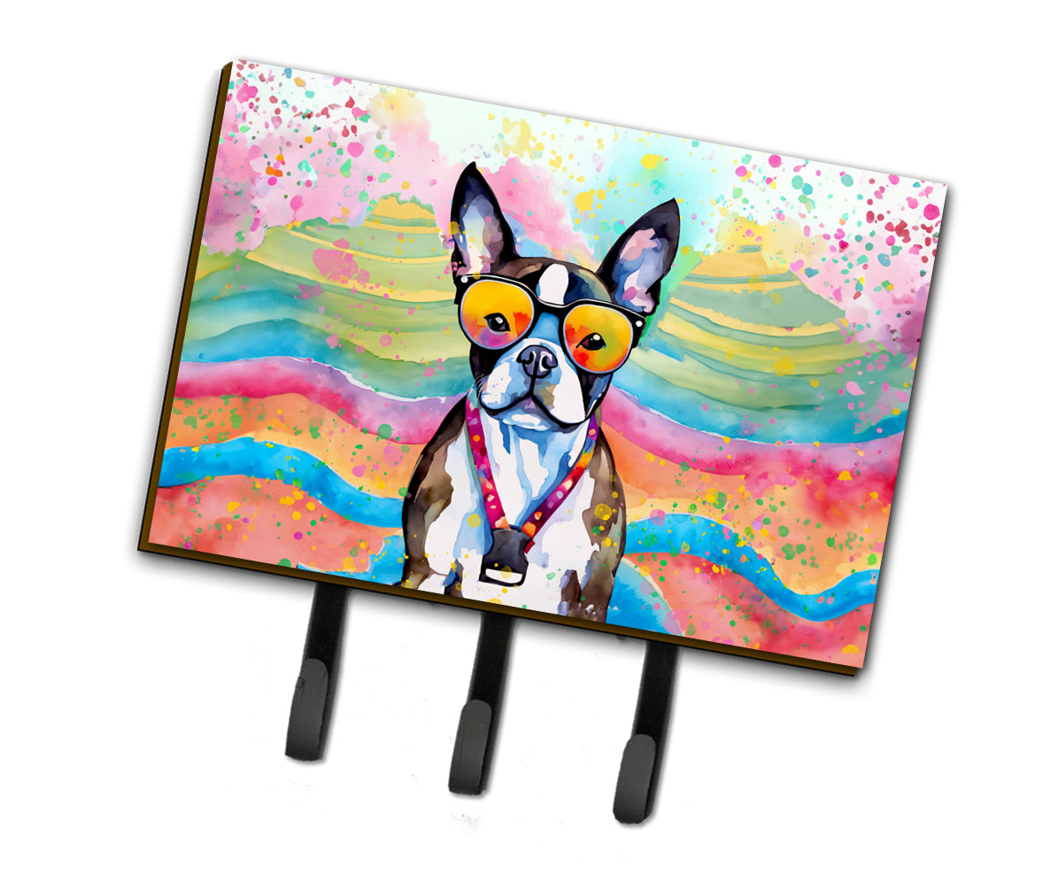 Buy this Boston Terrier Hippie Dawg Leash or Key Holder