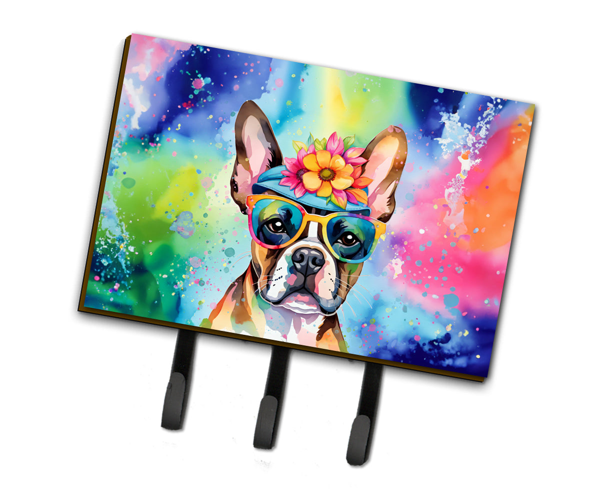 Buy this Boston Terrier Hippie Dawg Leash or Key Holder