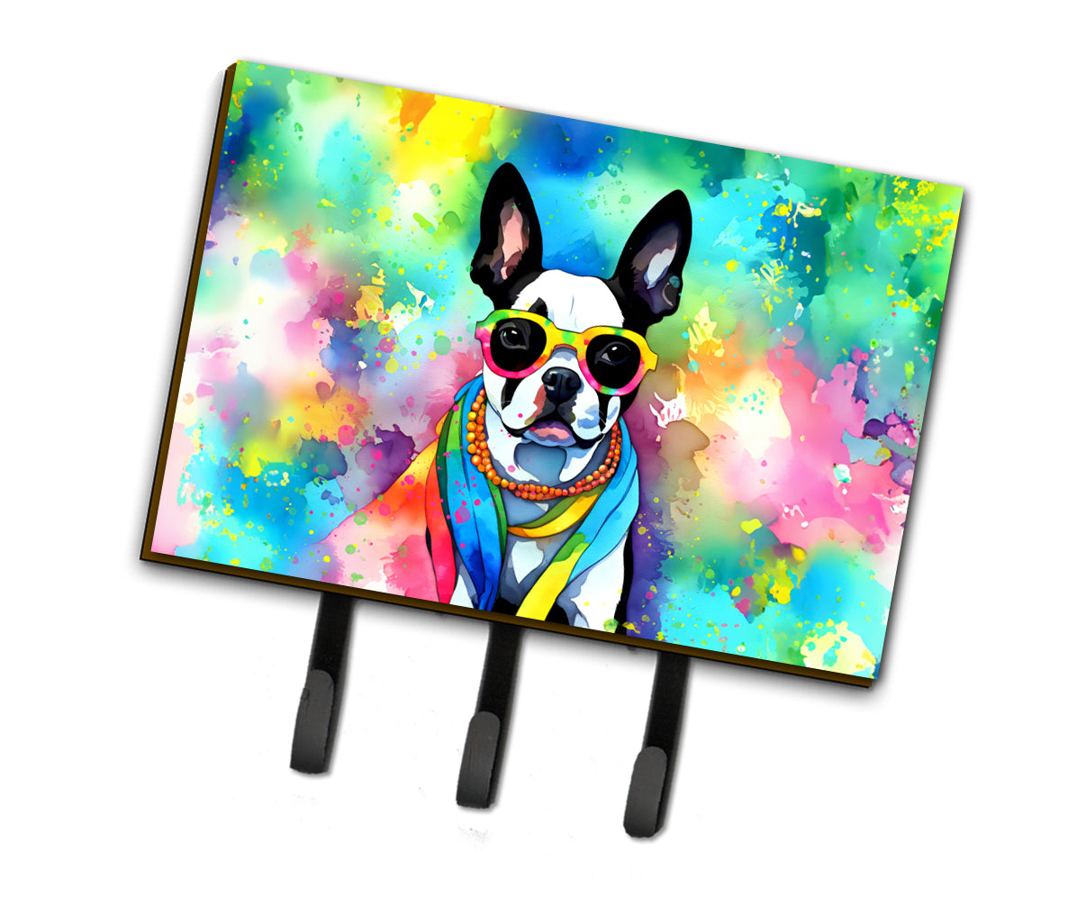 Buy this Boston Terrier Hippie Dawg Leash or Key Holder