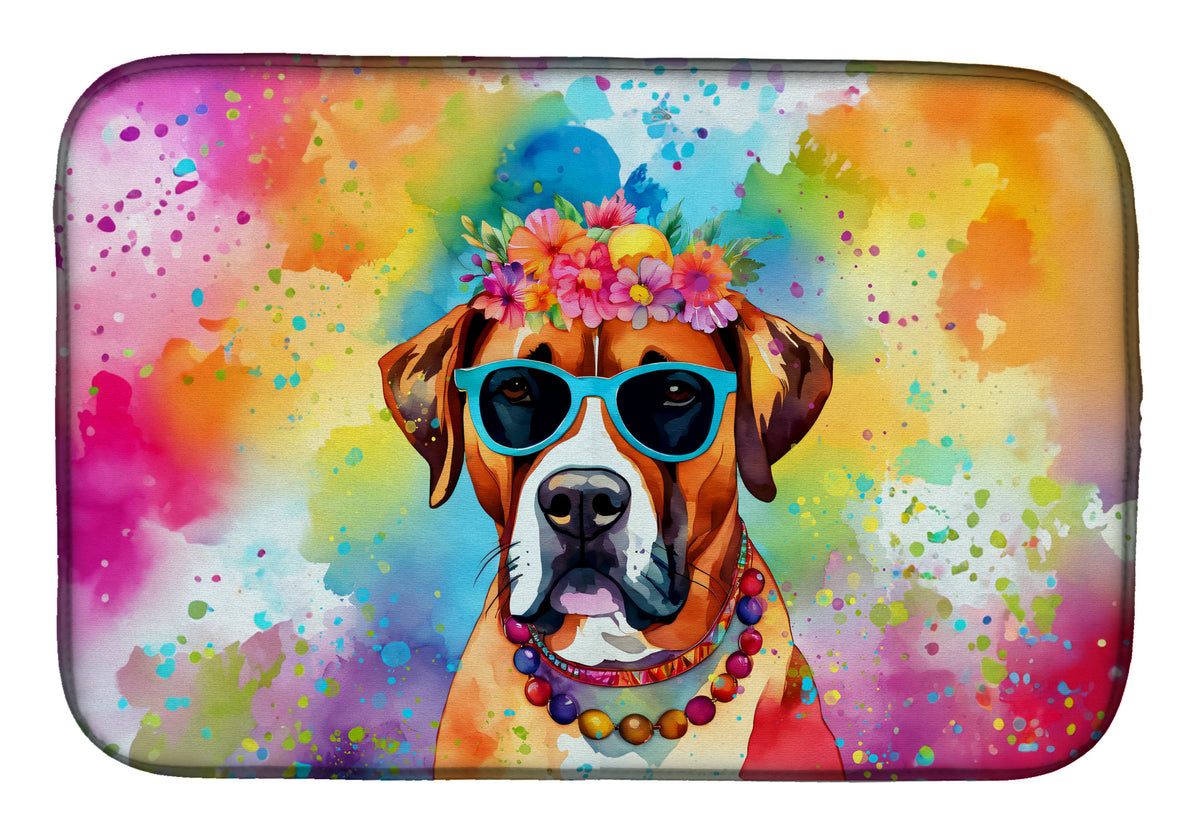 Buy this Boxer Hippie Dawg Dish Drying Mat