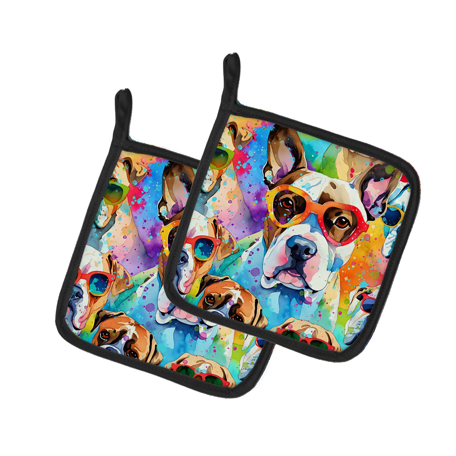 Buy this Boxer Hippie Dawg Pair of Pot Holders