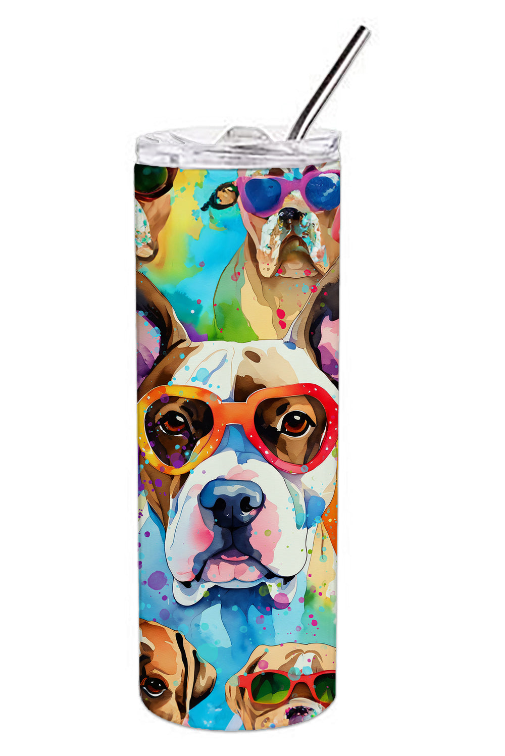 Boxer Hippie Dawg Stainless Steel Skinny Tumbler