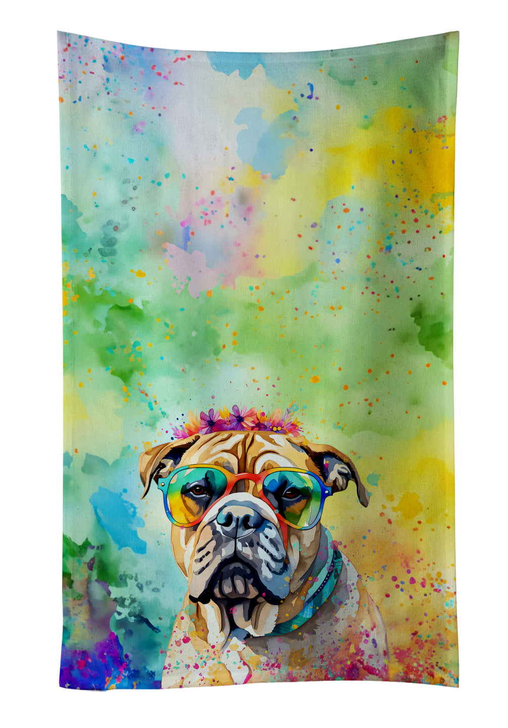 Buy this Bullmastiff Hippie Dawg Kitchen Towel