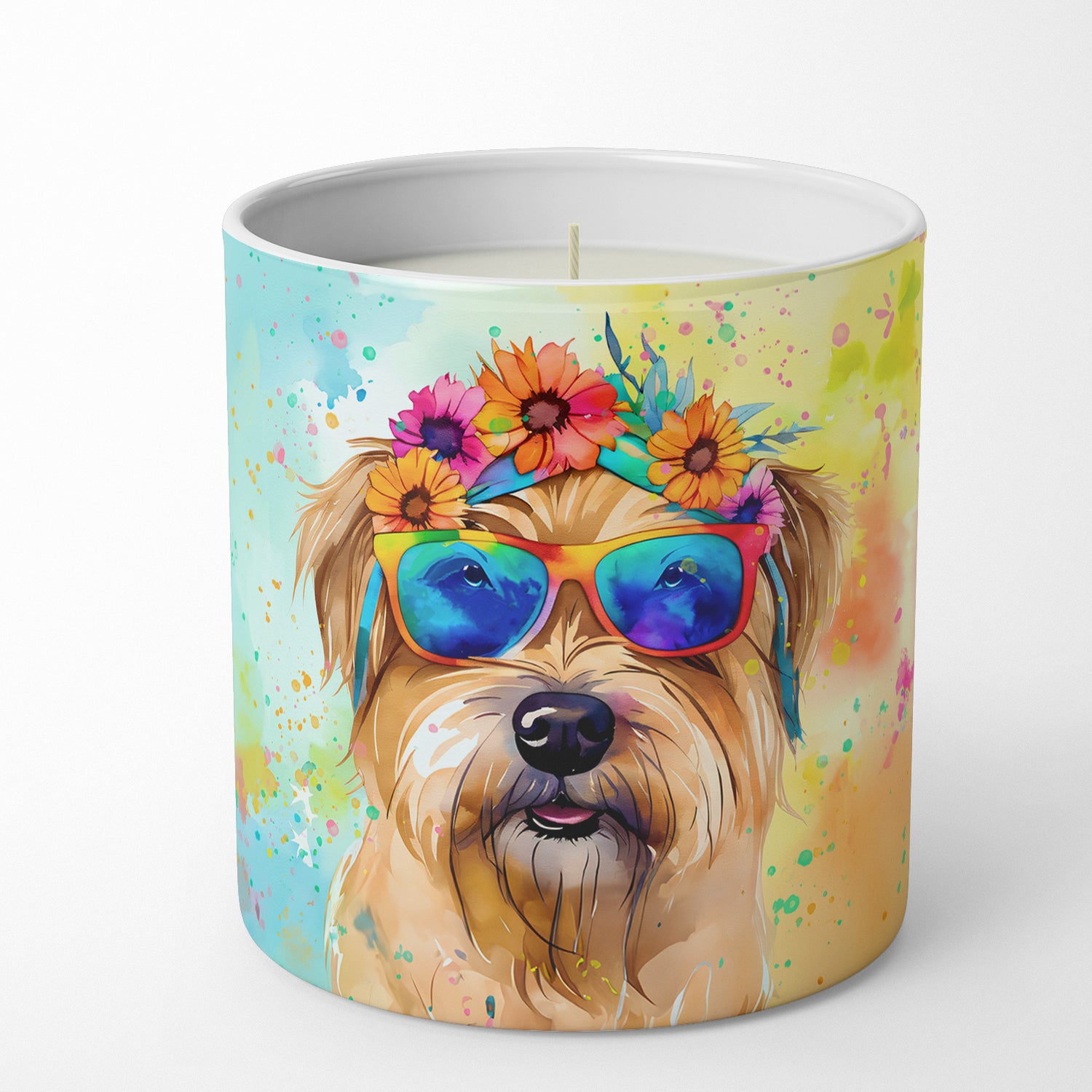 Buy this Cairn Terrier Hippie Dawg Decorative Soy Candle