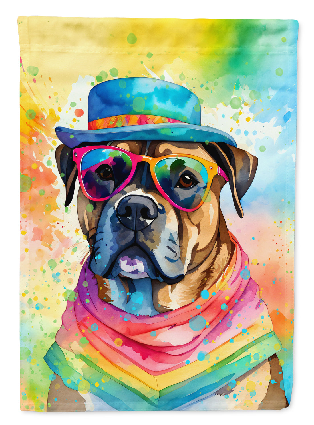 Buy this Cane Corso Hippie Dawg Garden Flag