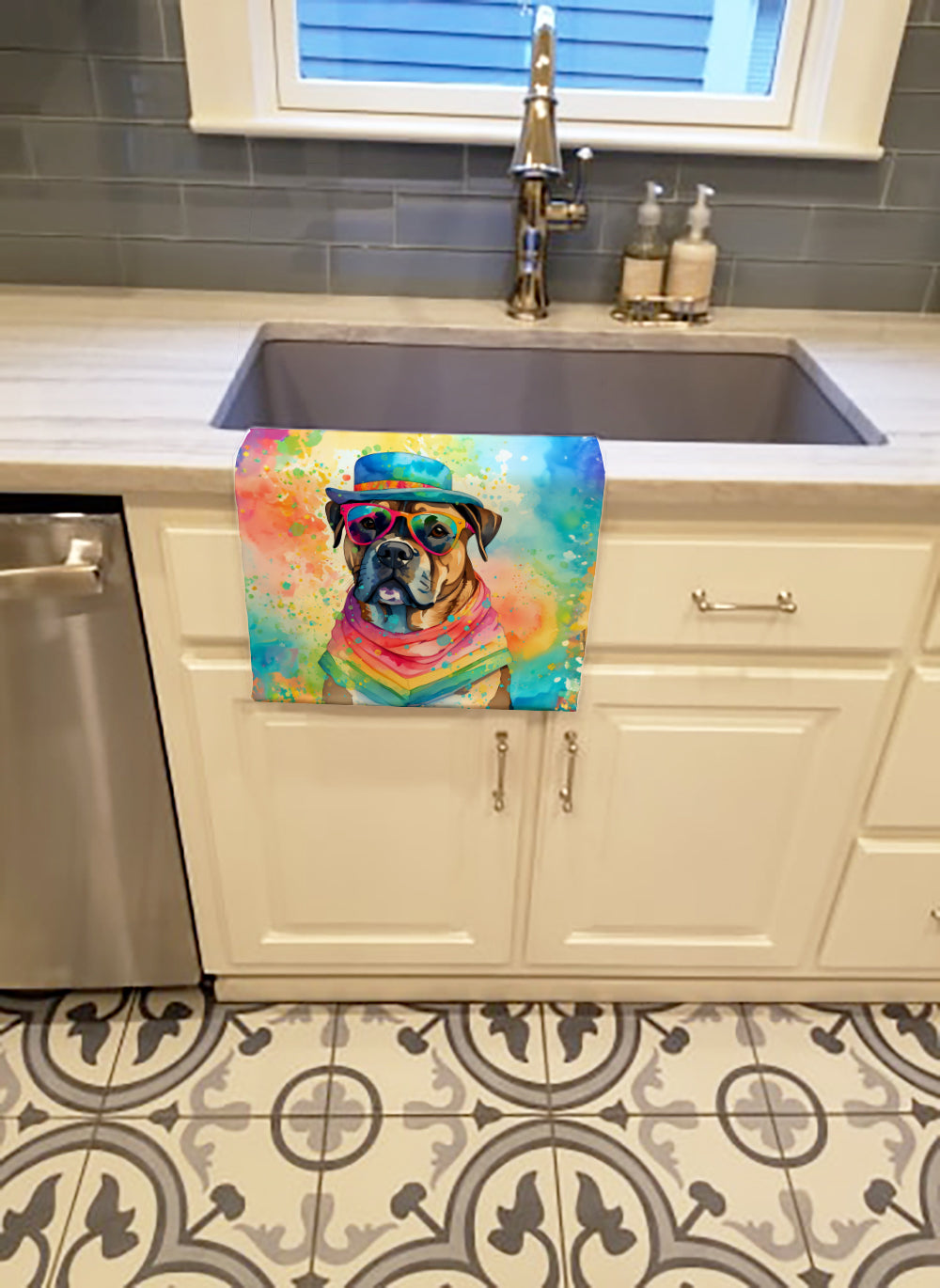 Buy this Cane Corso Hippie Dawg Kitchen Towel