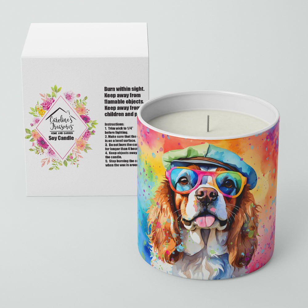 Buy this Cavalier Spaniel Hippie Dawg Decorative Soy Candle