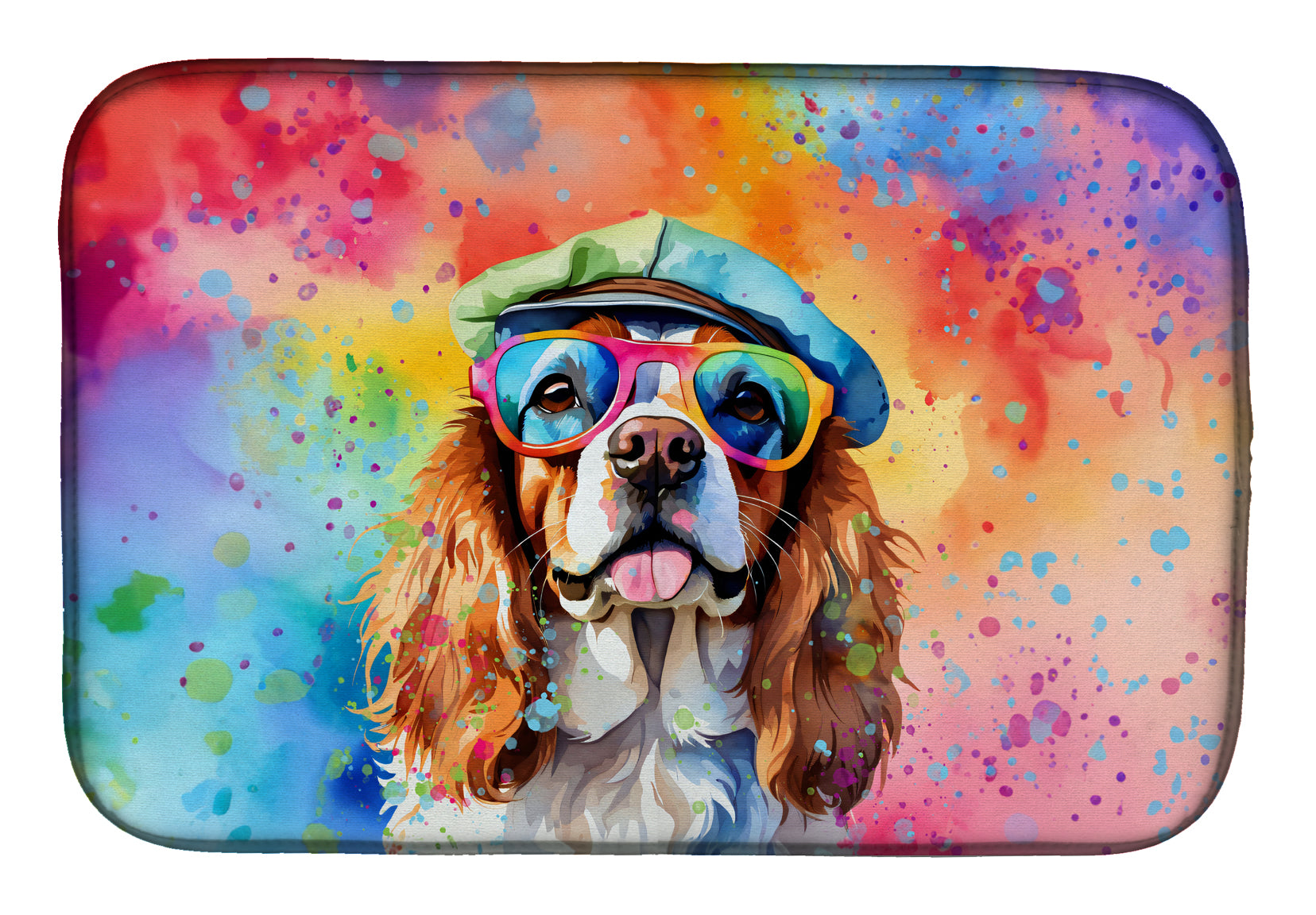 Buy this Cavalier Spaniel Hippie Dawg Dish Drying Mat