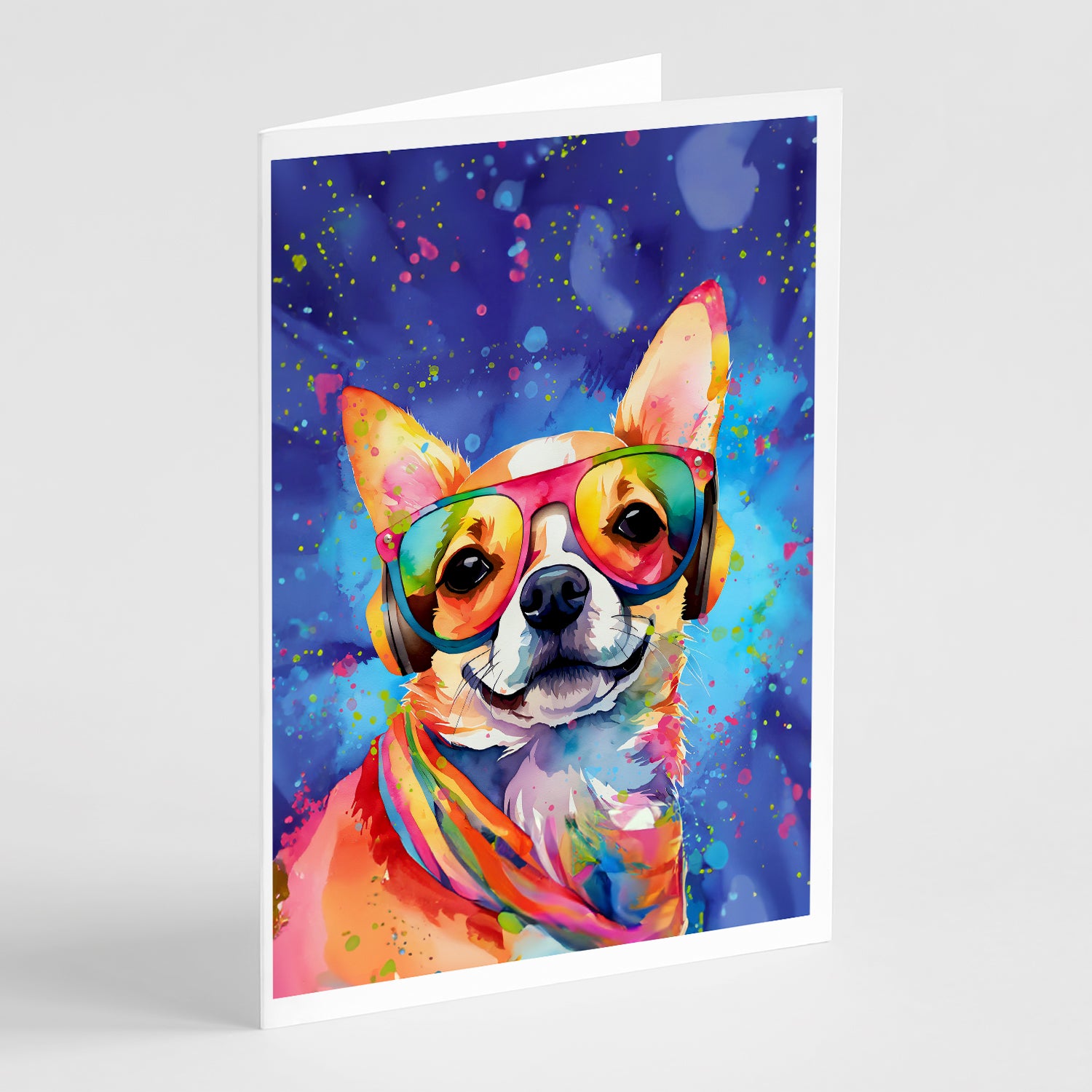 Buy this Chihuahua Hippie Dawg Greeting Cards Pack of 8