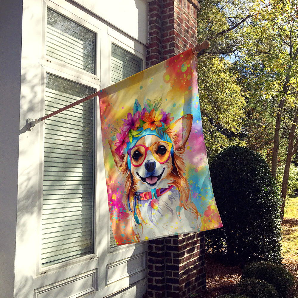 Buy this Chihuahua Hippie Dawg House Flag