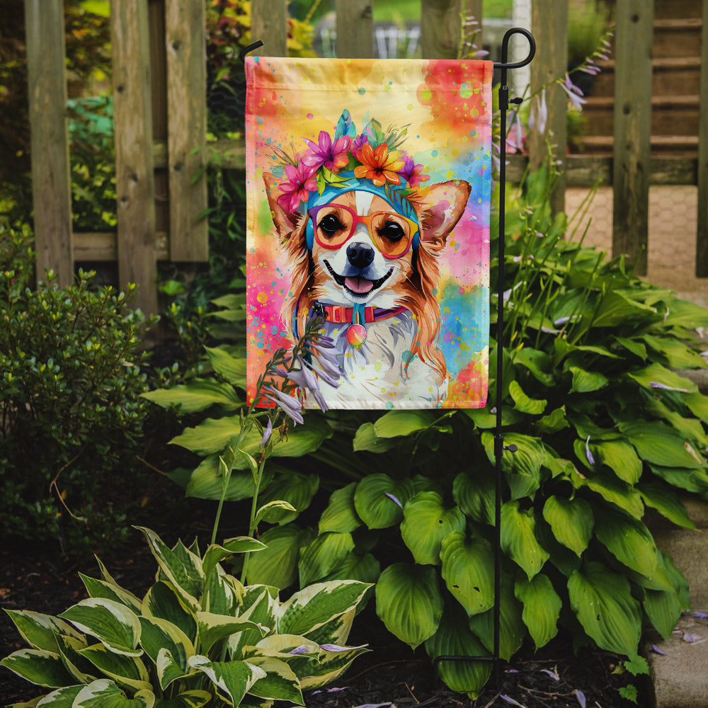 Buy this Chihuahua Hippie Dawg Garden Flag