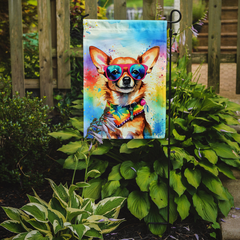 Buy this Chihuahua Hippie Dawg Garden Flag