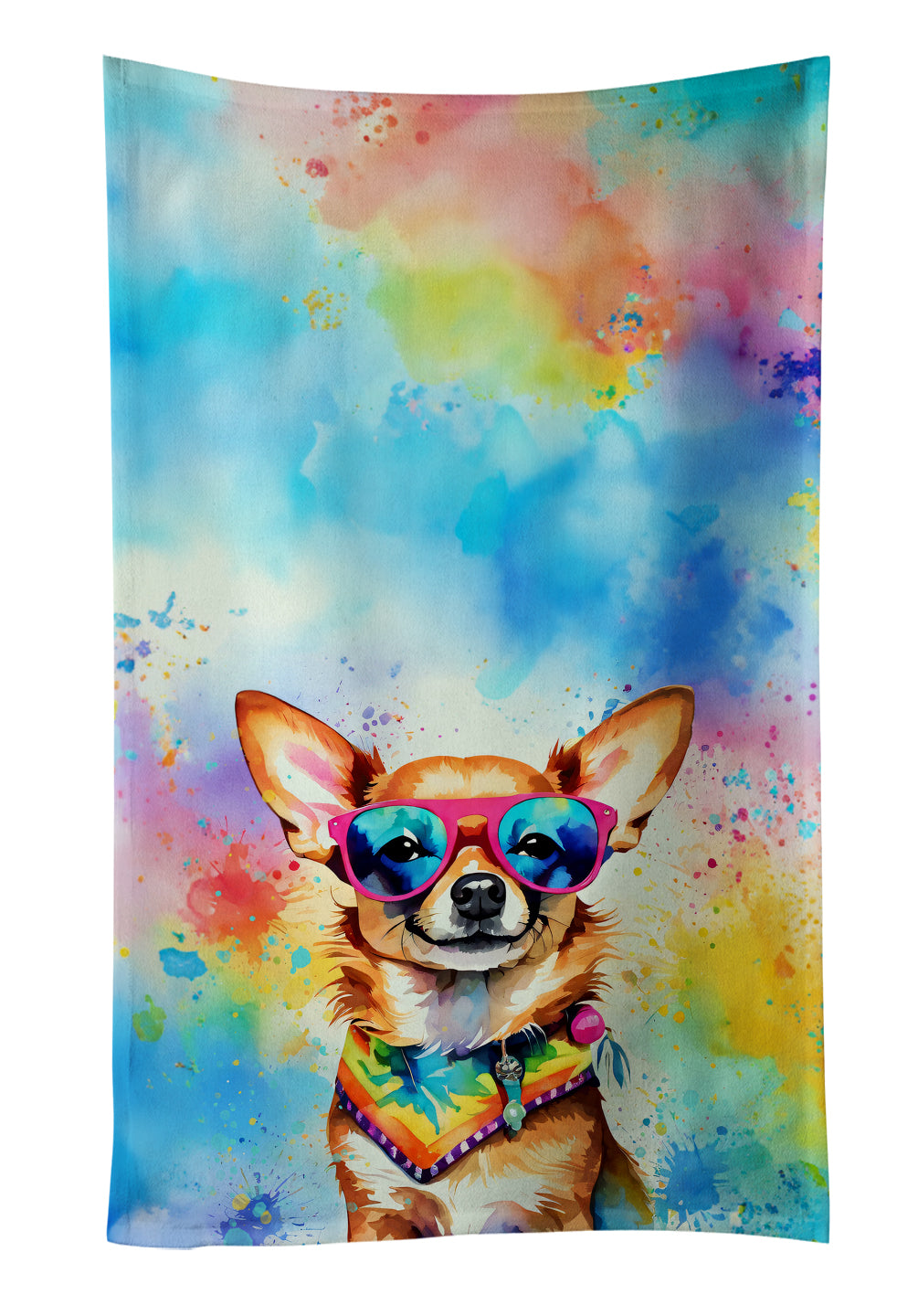 Buy this Chihuahua Hippie Dawg Kitchen Towel