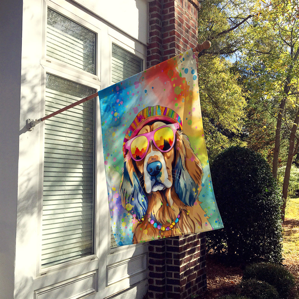 Buy this Cocker Spaniel Hippie Dawg House Flag