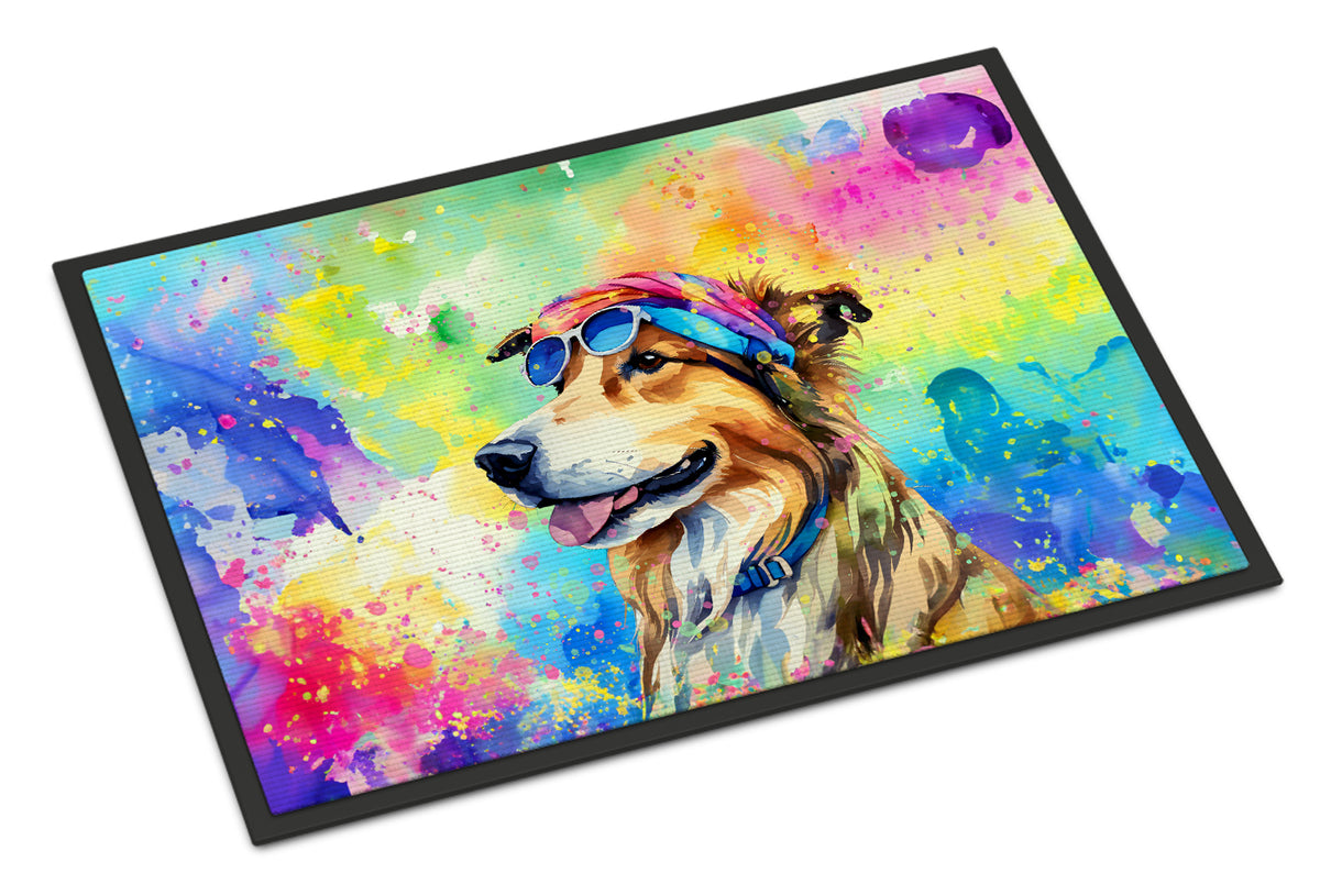 Buy this Collie Hippie Dawg Indoor or Outdoor Mat 24x36