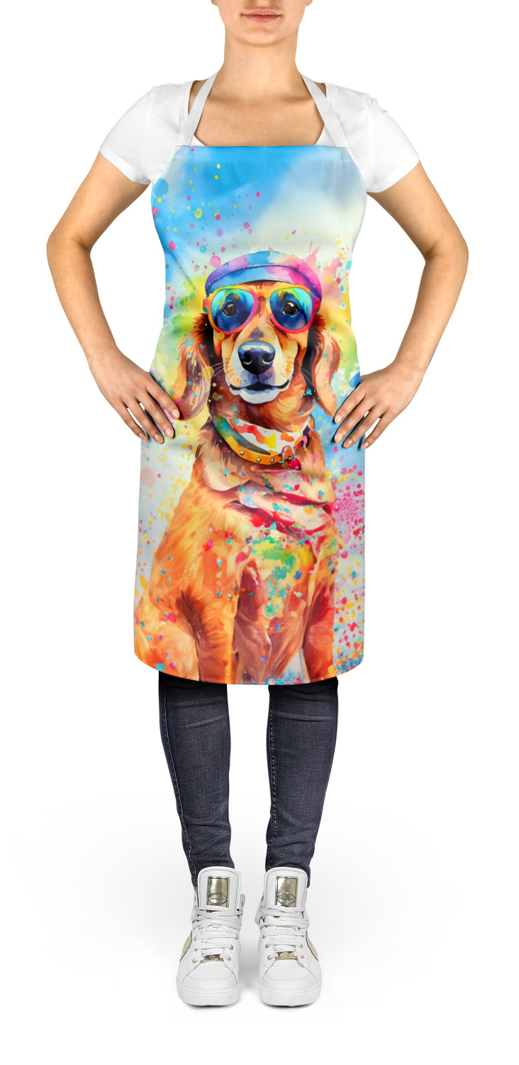 Dachshund Hippie Dawg Apron