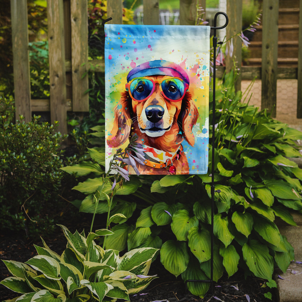 Buy this Dachshund Hippie Dawg Garden Flag