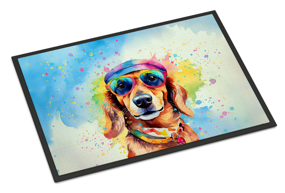 Buy this Dachshund Hippie Dawg Doormat