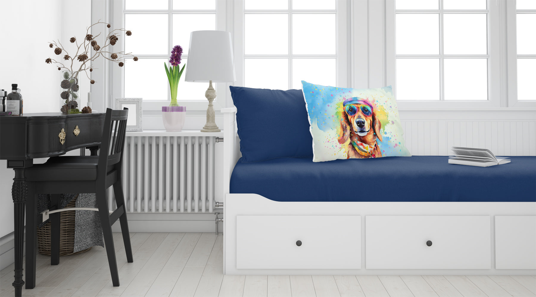 Buy this Dachshund Hippie Dawg Standard Pillowcase