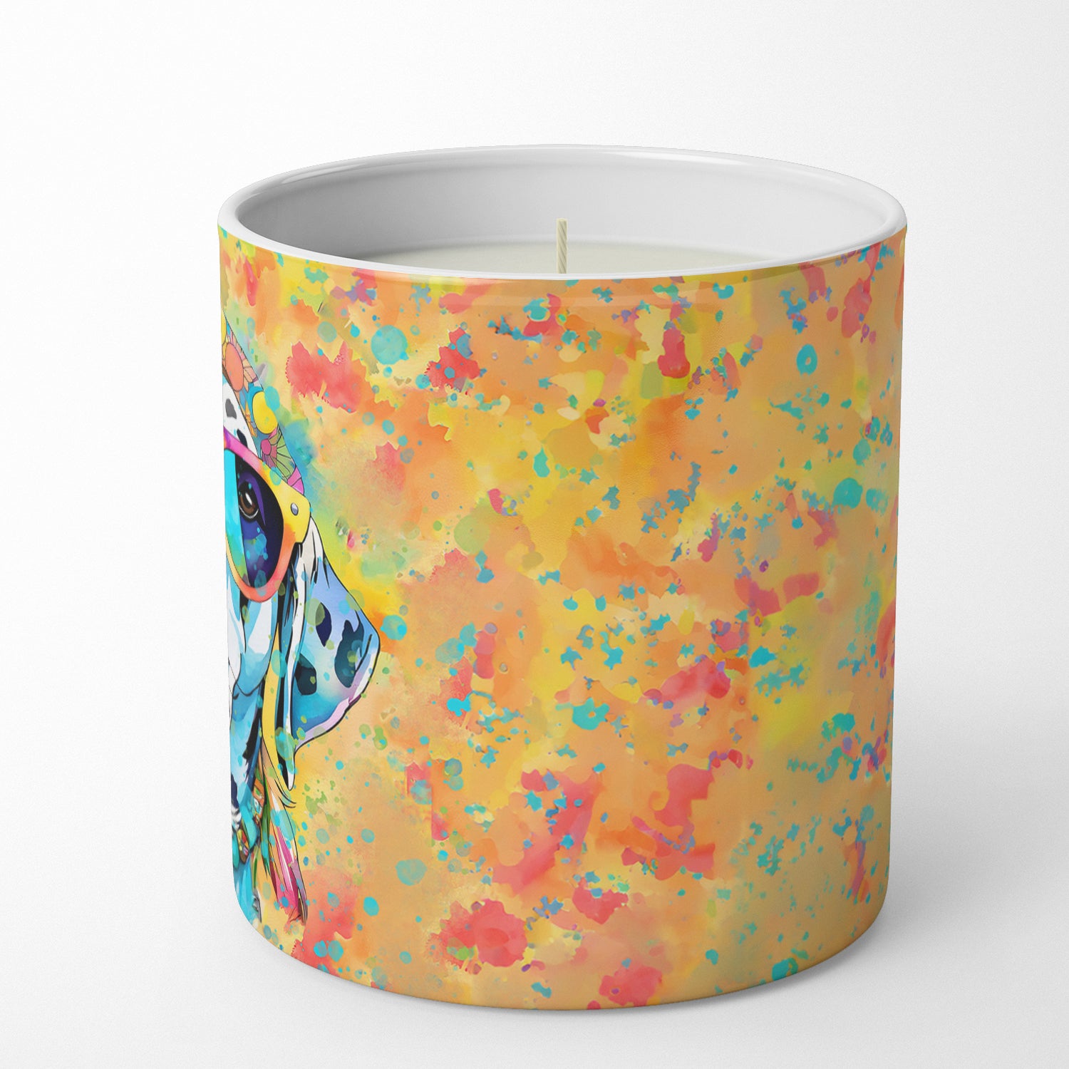 Dalmatian Hippie Dawg Decorative Soy Candle