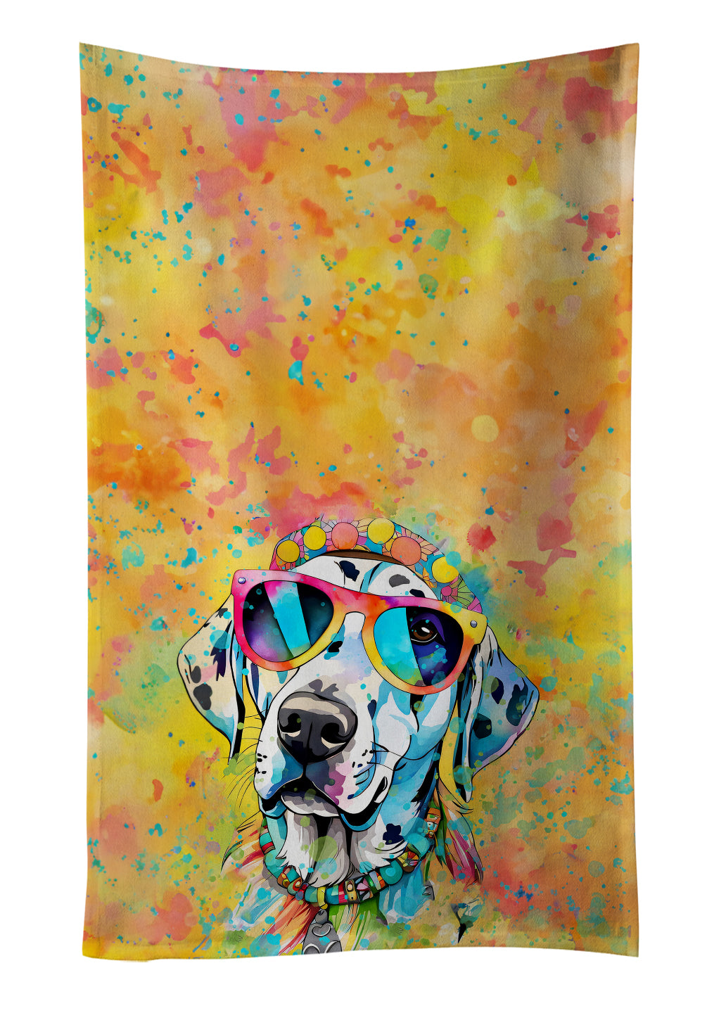 Buy this Dalmatian Hippie Dawg Kitchen Towel