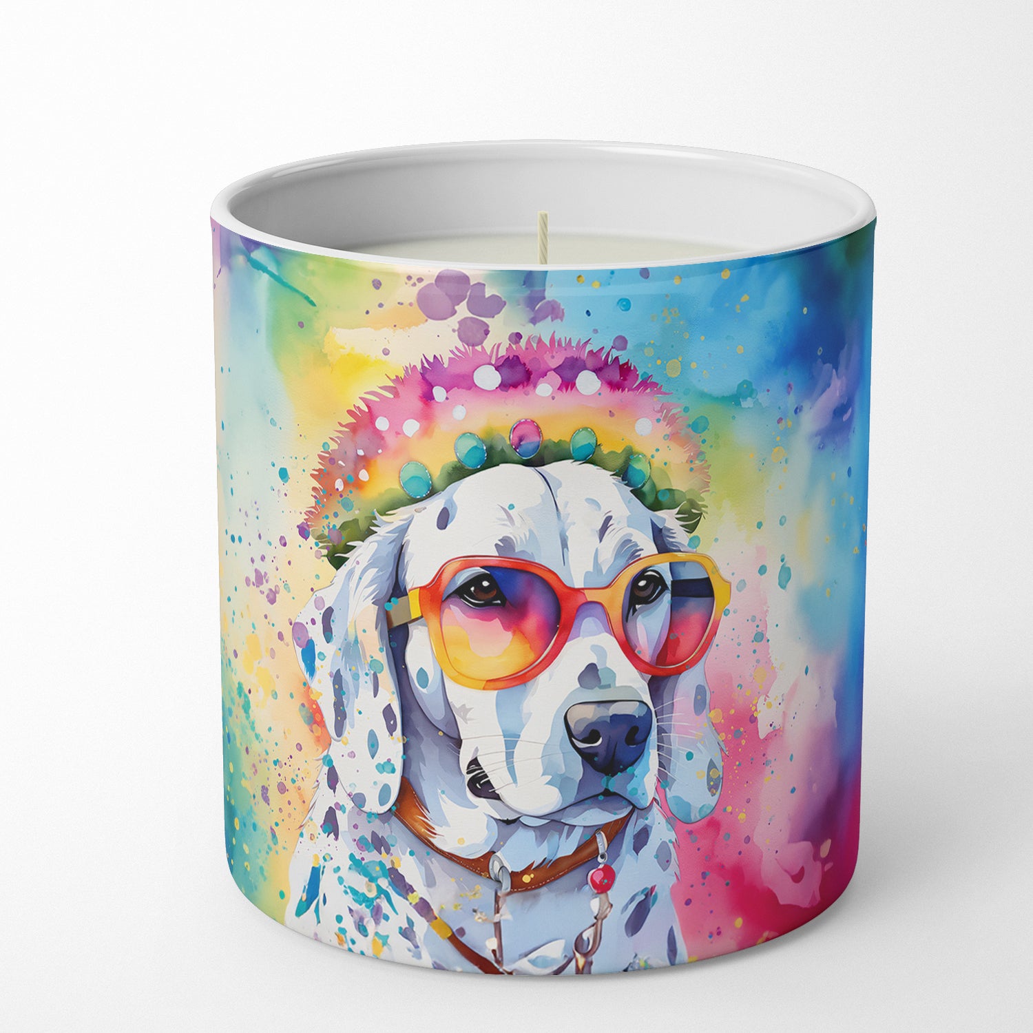 Buy this Dalmatian Hippie Dawg Decorative Soy Candle